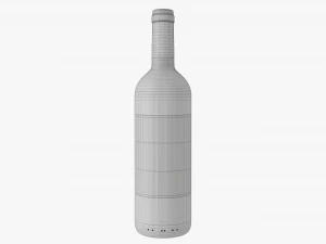 Wine Bottle Mockup 03 3D Model