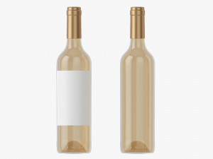 Wine Bottle Mockup 05 3D Модель