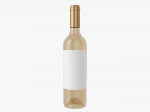 Wine Bottle Mockup 05 3D Model
