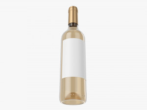 Wine Bottle Mockup 05 Modelo 3D