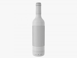 Wine Bottle Mockup 05 Modelo 3D