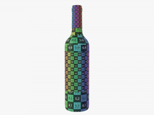 Wine Bottle Mockup 05 Modelo 3D