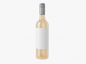 Wine Bottle Mockup 06 Screw Cap 3D Model