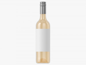 Wine Bottle Mockup 06 Screw Cap 3D-Modell