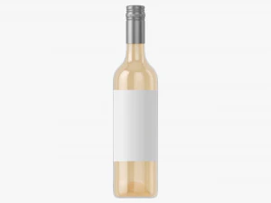 Wine Bottle Mockup 06 Screw Cap 3D Model