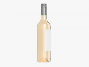 Wine Bottle Mockup 06 Screw Cap 3D-Modell