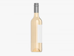 Wine Bottle Mockup 06 Screw Cap 3D Model