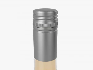 Wine Bottle Mockup 06 Screw Cap 3D Model