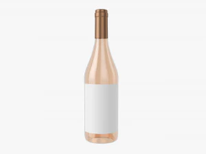 Wine Bottle Mockup 07 3D Model