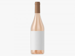 Wine Bottle Mockup 07 3D Model