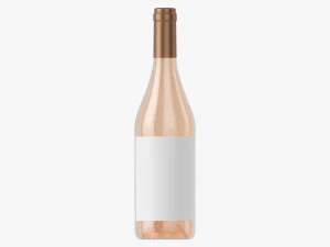 Wine Bottle Mockup 07 3D Model
