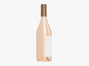 Wine Bottle Mockup 07 3D Model