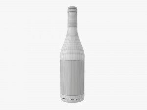 Wine Bottle Mockup 07 3D Model