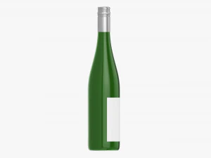 Wine Bottle Mockup 09 Screw Cap 3D Model