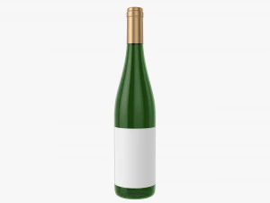 Maquete de garrafa de vinho 10 Modelo 3D