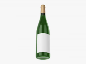 Maquete de garrafa de vinho 10 Modelo 3D
