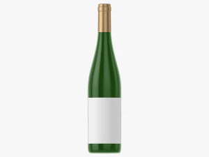 Maquete de garrafa de vinho 10 Modelo 3D