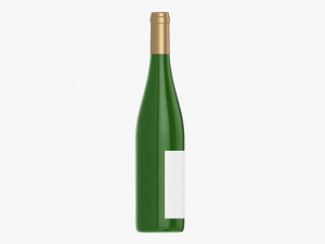 Wine Bottle Mockup 10 3D Model