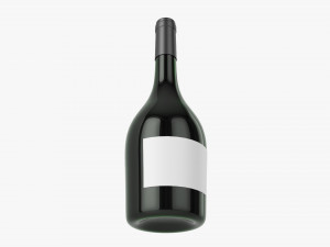 Wine Bottle Mockup 12 Modelo 3D