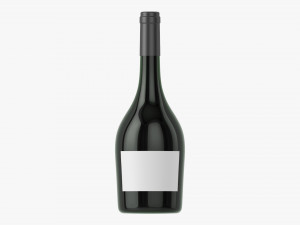 Wine Bottle Mockup 12 Modelo 3D