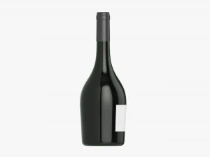 Wine Bottle Mockup 12 3D Model