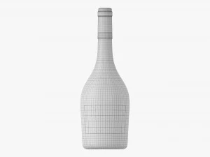 Wine Bottle Mockup 12 3D Model