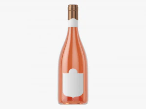 Wine Bottle Mockup 13 3D Model