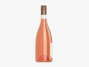 Wine Bottle Mockup 14 Screw Cap 3D 모델