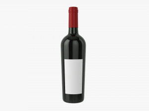 Wine Bottle Mockup 15 3D Model