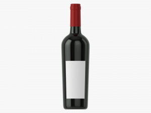 Wine Bottle Mockup 15 3D Model