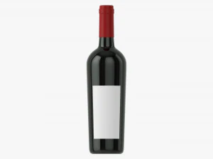 Wine Bottle Mockup 15 3D Model