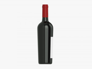 Wine Bottle Mockup 15 3D Model