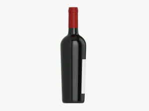 Wine Bottle Mockup 15 3D Model