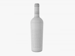 Wine Bottle Mockup 15 3D Model