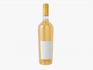 Wine Bottle Mockup 16 Screw Cap Modelo 3D