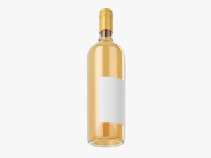 Wine Bottle Mockup 16 Screw Cap Modelo 3D