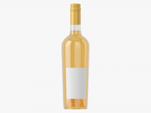 Wine Bottle Mockup 16 Screw Cap Modelo 3D