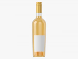 Wine Bottle Mockup 16 Screw Cap 3D Model