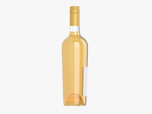 Wine Bottle Mockup 16 Screw Cap Modelo 3D