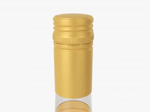 Wine Bottle Mockup 16 Screw Cap 3D Model