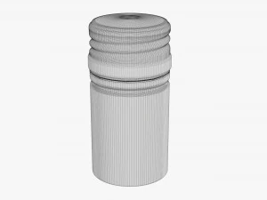 Wine Bottle Screw Cap 3D Model