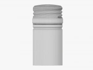 Wine Bottle Screw Cap 3D Model