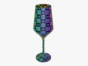 Wine Glass 01 3D Model