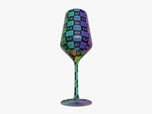 Wine Glass 01 3D Model