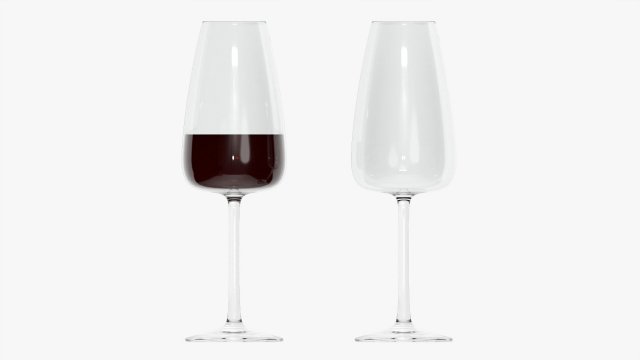 Wine Glass 02 3D-Modell .c4d .max .obj .3ds .fbx .stl .blend 