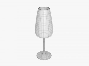 Wine Glass 02 3D-Modell