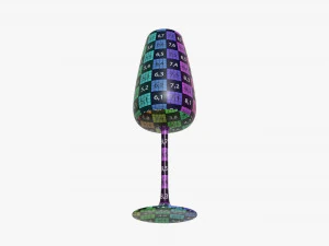 Wine Glass 02 3D Model