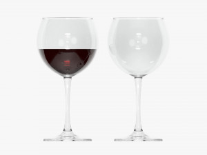 Wine Glass 03 3D Model