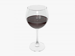 Wine Glass 03 Model 3D