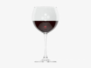 Wine Glass 03 Model 3D